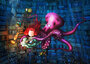 PRE ORDER: Postcard Ila Illustrations 051 - Octopus library_