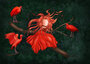 PRE ORDER: Postcard Ila Illustrations 027 - Red ibis_