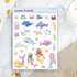 Ocean Friends - Sticker Sheet by Penpaling Paula_