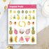 Tropical Fruits - Sticker Sheet by Penpaling Paula_
