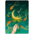 Aquarupella Méli Mélo Postcard - The moon flower and the girl_