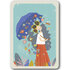 Postcard Gutrath Verlag | Girl in a shower of flowers_