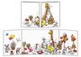 Fold Out Greeting Card with Envelope - Sophie Turrel - Get well soon _