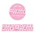 Wide Wide Art Frames On Pink Washi Tape (22mm)  - Little Lefty Lou _