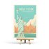 New York - Retro Travel Postcard by Penpaling Paula_