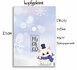 A5 Notepad kawaii Snow Neko - by Hidekos Artwork_