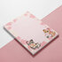 A4 Notepad grey tabby and orange Sakura Neko - by Hidekos Artwork_