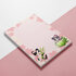 A4 Notepad gray and black white Sakura Neko - by Hidekos Artwork_
