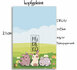 A5 Notepad Kawaii Bunnies - by Hidekos Artwork_