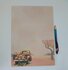 A4 Notepad Pumpkin Car - by StationeryParlor_