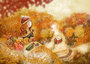 PRE ORDER: Postcard Ila Illustrations 159 - Winter hike_