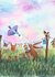 Postcard Romyillustrations - Baby Konijntjes_