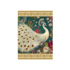 Illustrated little notebook Gwenaëlle Trolez Créations - Blue Peacock_