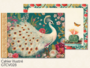 Illustrated notebook Gwenaëlle Trolez Créations - White Peacock_