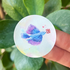 5x Sticker Blauwe Postvogel by RomyIllustrations_