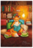 Postcard 480 by Katja Saario - Reading Fox_