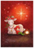 Postcard 486 by Katja Saario - Christmas Lamb_