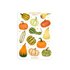 A6 Stickersheet by Muchable | autumn halloween pumpkins pattern_
