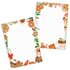 A5 Double Sided Notepad by muchable - cute Christmas food/candy/cakes_