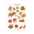 A6 Stickersheet by Muchable |  Kerst - Christmas food cakes_