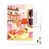 Christmas Postcard by Muchable - girl wrapping gift_