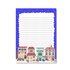 A5 Notepad Winter village - Double Sided - by Only Happy Things_