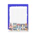 A5 Notepad Winter village - Double Sided - by Only Happy Things_