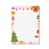 A5 Notepad Christmas is here - Double Sided - by Only Happy Things_
