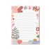 A5 Notepad Christmas Girl - Double Sided - by Only Happy Things_