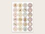 Stickersheet from Appeloogje - pastel kerst_