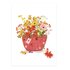 The Lemonbird Postcard | Autumn flowers in a pink raffia bag_