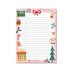 A5 Notepad Pink Christmas - Double Sided - by Only Happy Things_