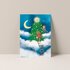 Postcard from Studio Poppybird - Wolken kerstboom_