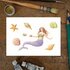 Postcard Mhairi Hellbrandt - Mermaid purple_