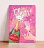 Postcard Cheers champagne - Aniet Illustration_