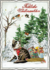 Auguri by Barbara Behr Glitter Postcard Nr. 72 | Katze im Winterwald_