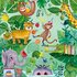 Mila Marquis Square Postcard | Animals in the jungle_
