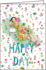 Mila Marquis Doppelkarte | Frau in Blumenwiese (Happy day)_