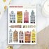 Amsterdam Houses - Sticker Sheet by Penpaling Paula_