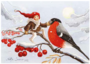 Postcard 234 by Katja Saario - Winter Bird_