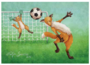 Postcard 265 by Katja Saario - Soccer_