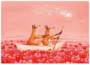 Postcard 478 by Katja Saario - Love Boat_