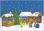 Postcard Sendung mit der Maus | Christmas Market (Mouse, Elephant and Duck)_