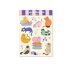 A6 Stickersheet Cats and Flowers - Only Happy Things_