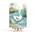 Spring Goose Postcard by Penpaling Paula_