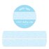 Script Lichtblauw Washi Tape - Little Lefty Lou _