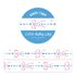 Bogenrand Blauw & Roze Washi Tape - Little Lefty Lou _