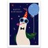 Postcard Happy Birthday Goose - by LittleLeftyLou _