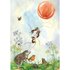 Postcard Molly Brett | The balloon goes up_