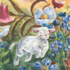 5x Sticker Lammetje in het bloemenveld by RomyIllustrations_